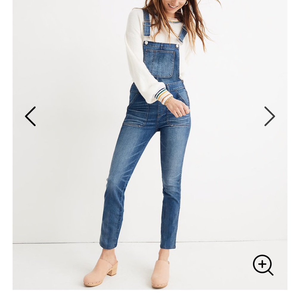 Madewell Skinny Overalls Jansing Wash